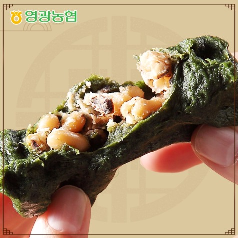 [영광농협] 통동부 모싯잎송편(찐떡) 1kg / 20개